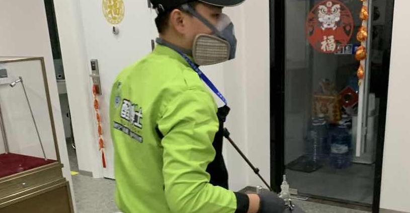 湘乡招商银行除甲醛现场
